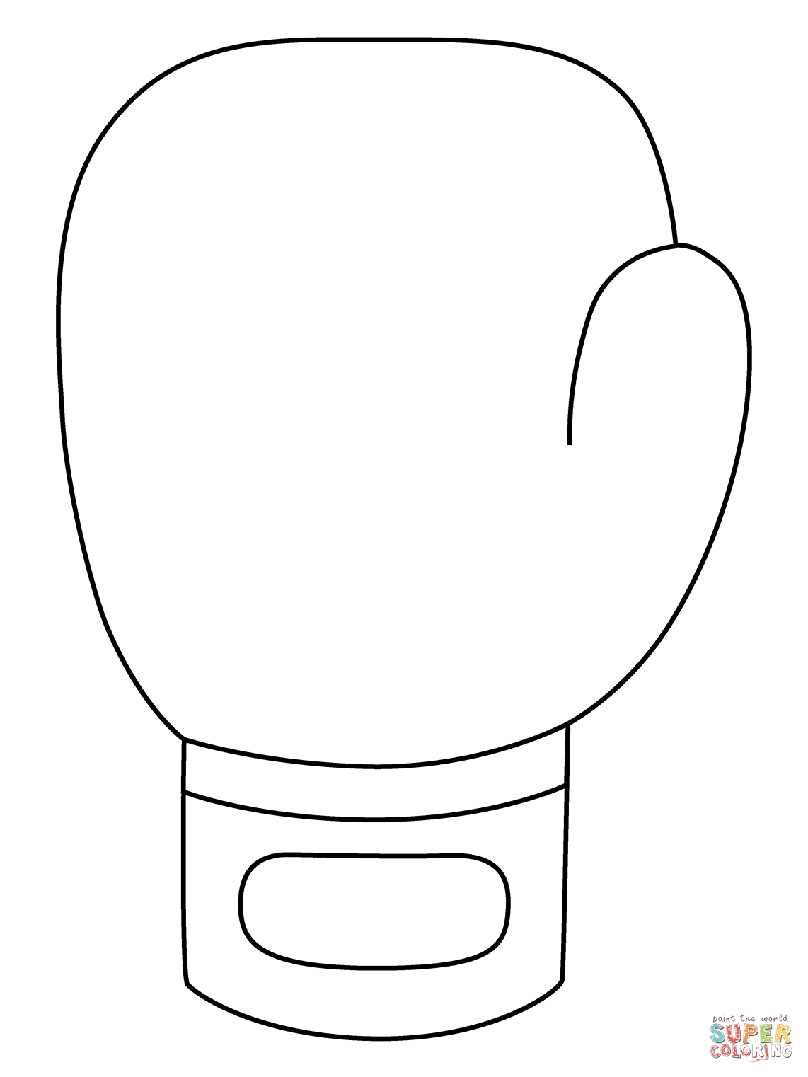 Boxing glove emoji coloring page free printable coloring pages
