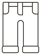 Jeans emoji coloring page free printable coloring pages