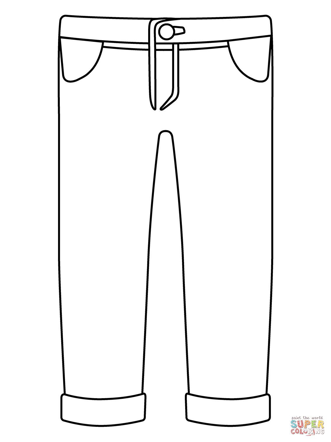 Jeans emoji coloring page free printable coloring pages