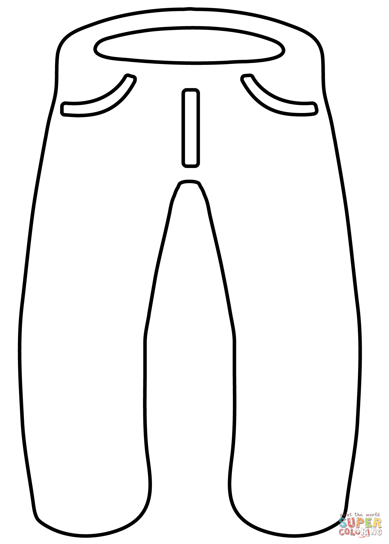 Jeans emoji coloring page free printable coloring pages