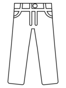 Jeans emoji coloring page free printable coloring pages