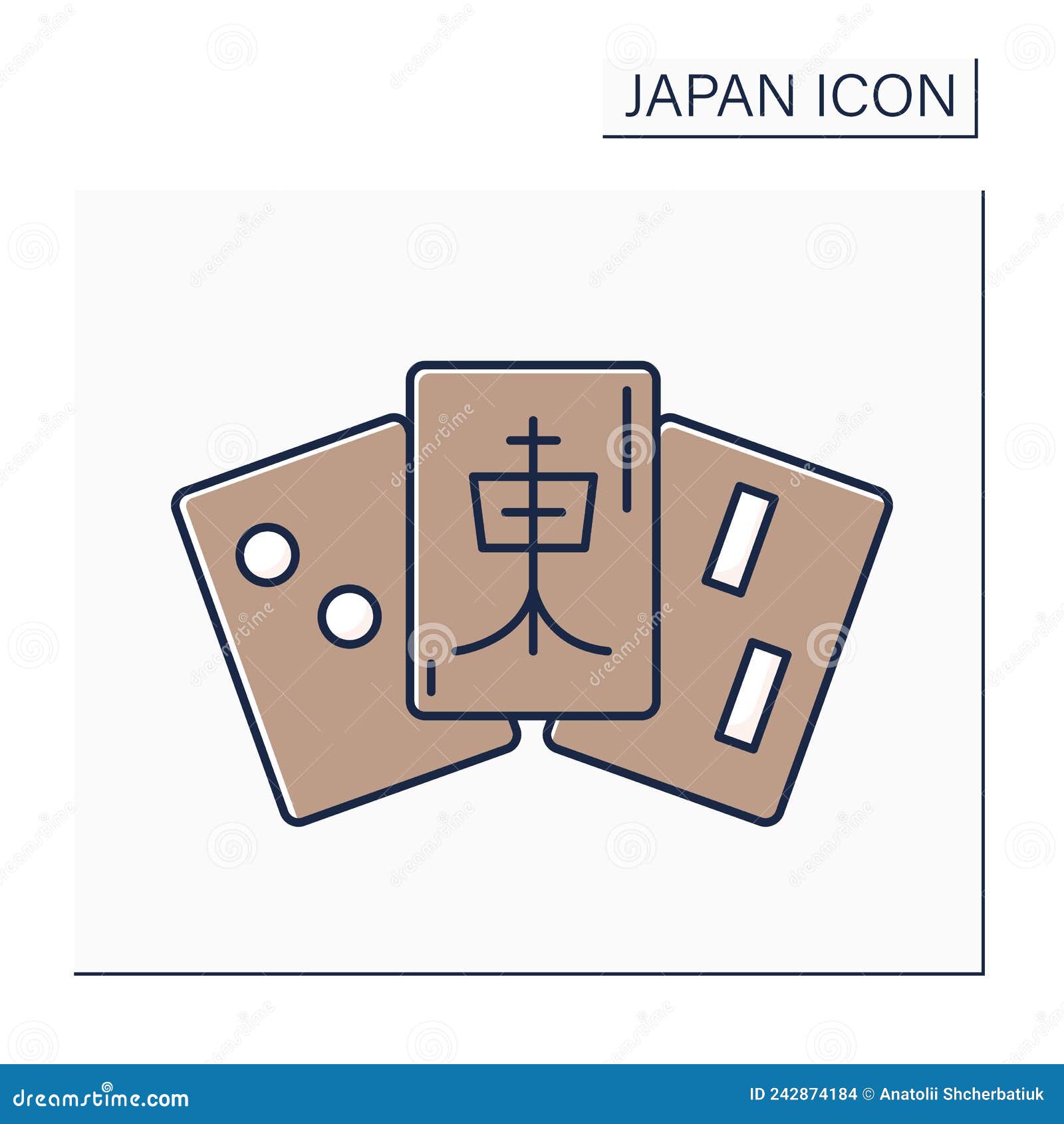 Mahjong tile stock illustrations â mahjong tile stock illustrations vectors clipart