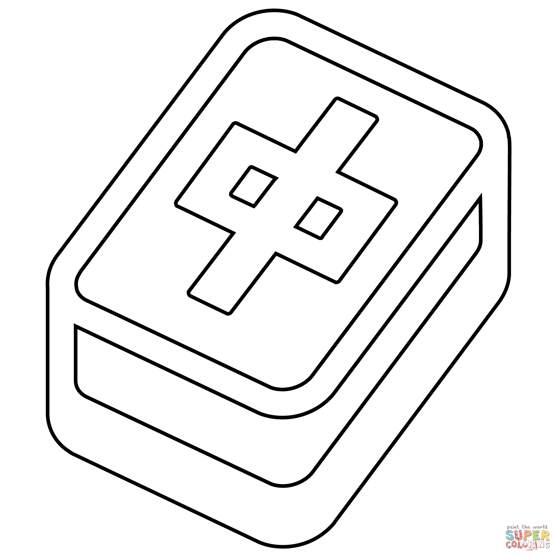 Mahjong red dragon emoji coloring page free printable coloring pages