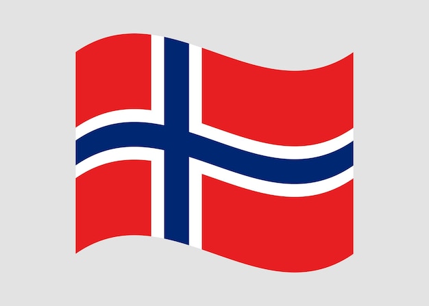Premium vector norway flag norway national flag vector illustration