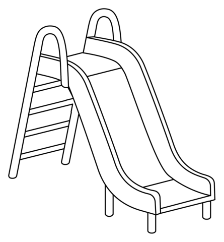 Playground slide emoji coloring page free printable coloring pages
