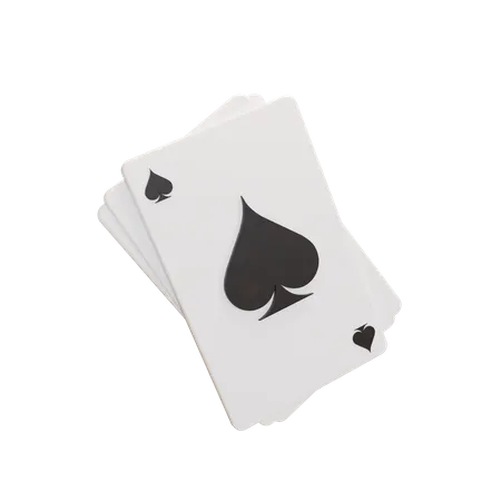 D playing cards illustrations
