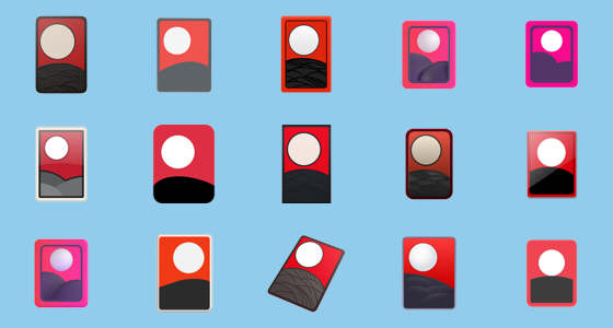 Ð flower playing cards emoji