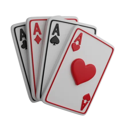 D playing cards illustrations