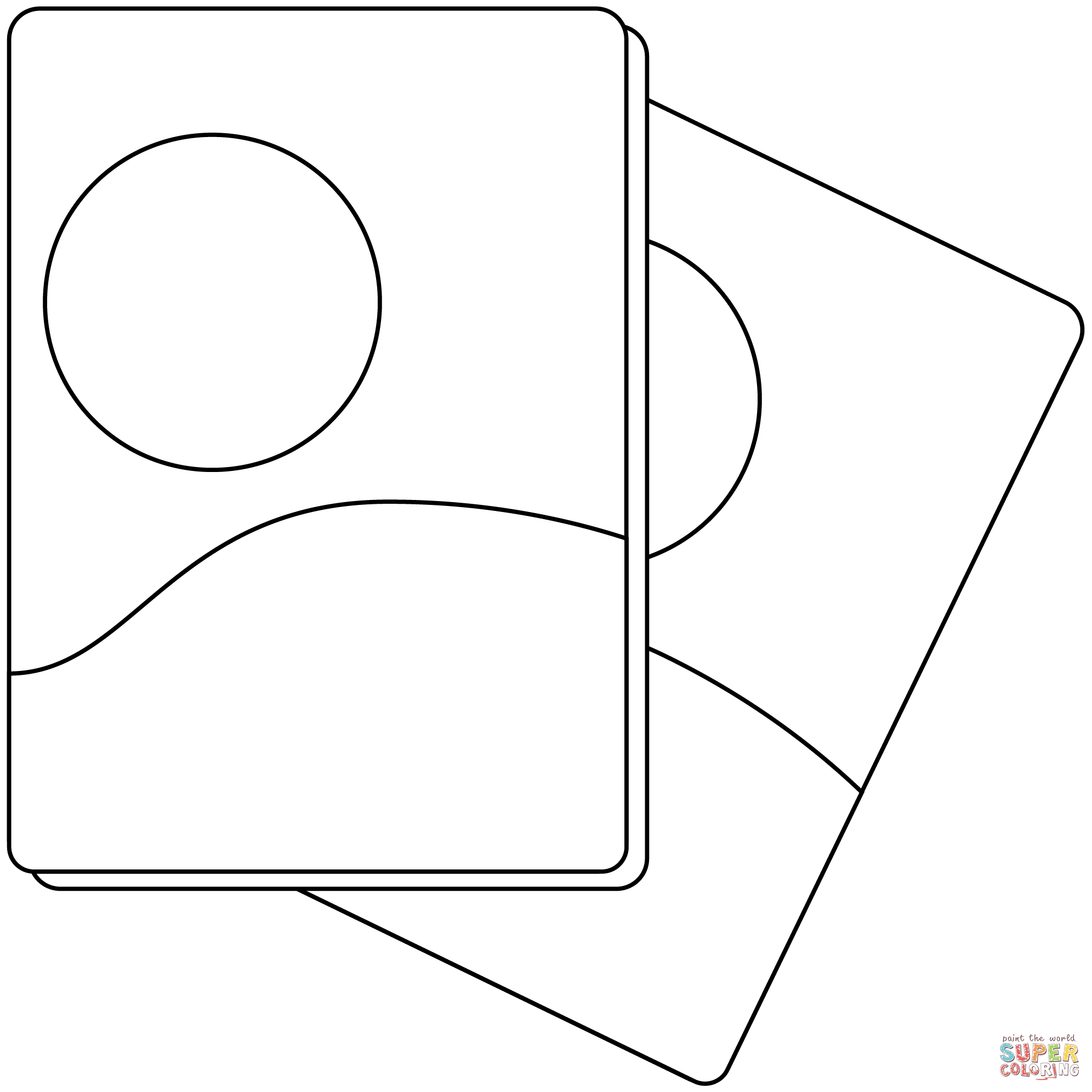 Flower playing cards emoji coloring page free printable coloring pages