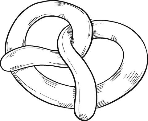 Pretzel coloring page coloring pages free printable coloring pages printable coloring pages