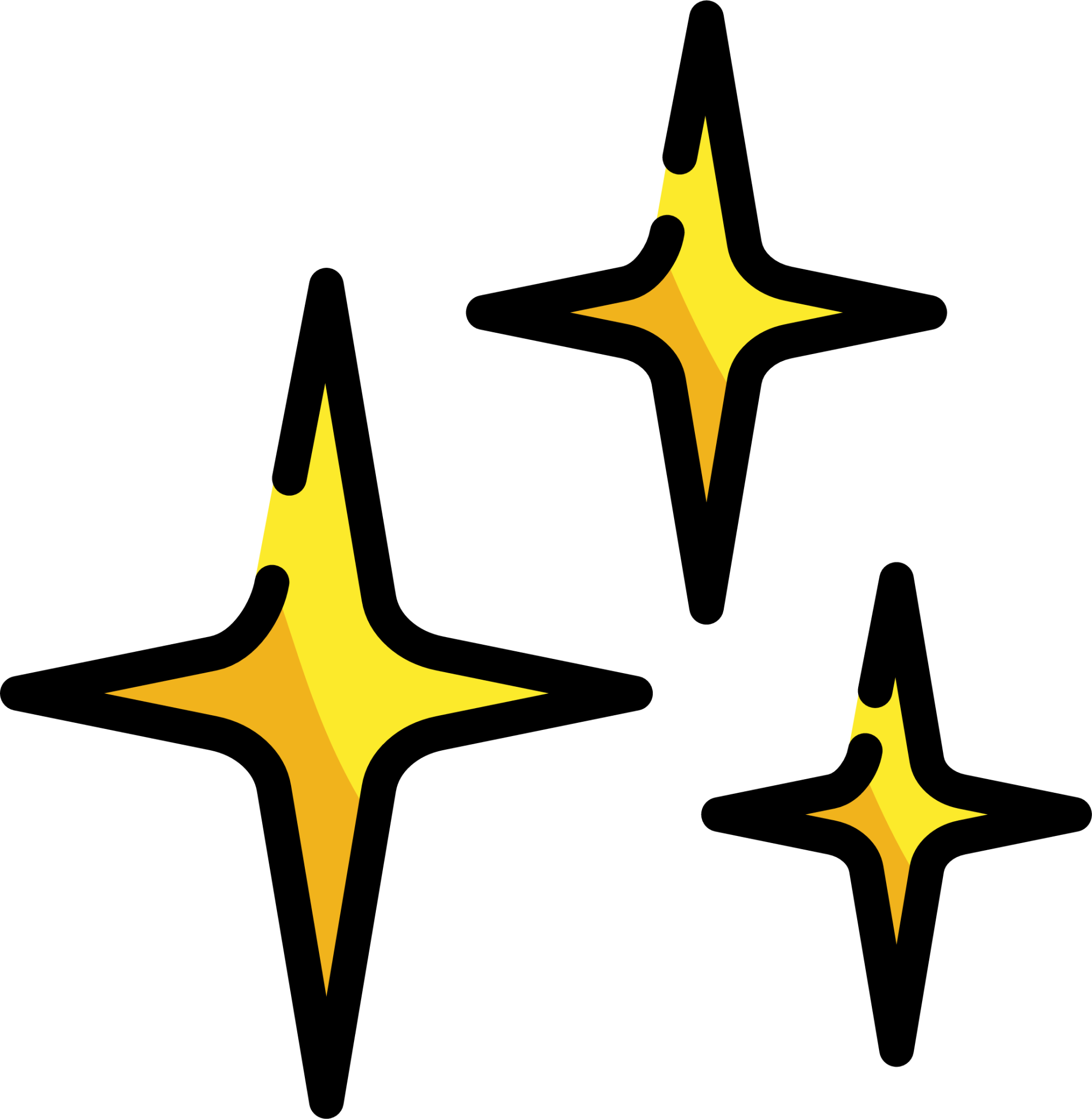 Sparkles emoji