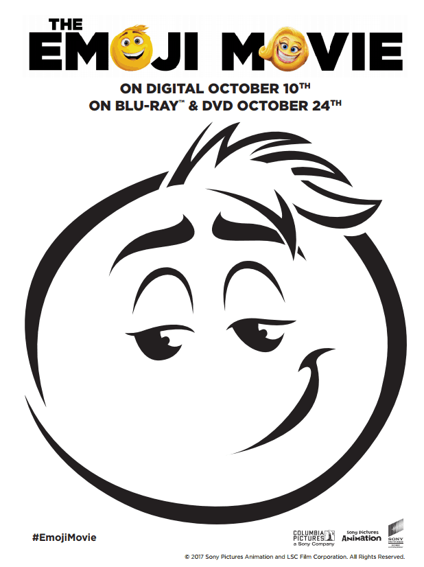 Emoji movie fun grab these free printable coloring pages pumpkin templates pretty opinionated