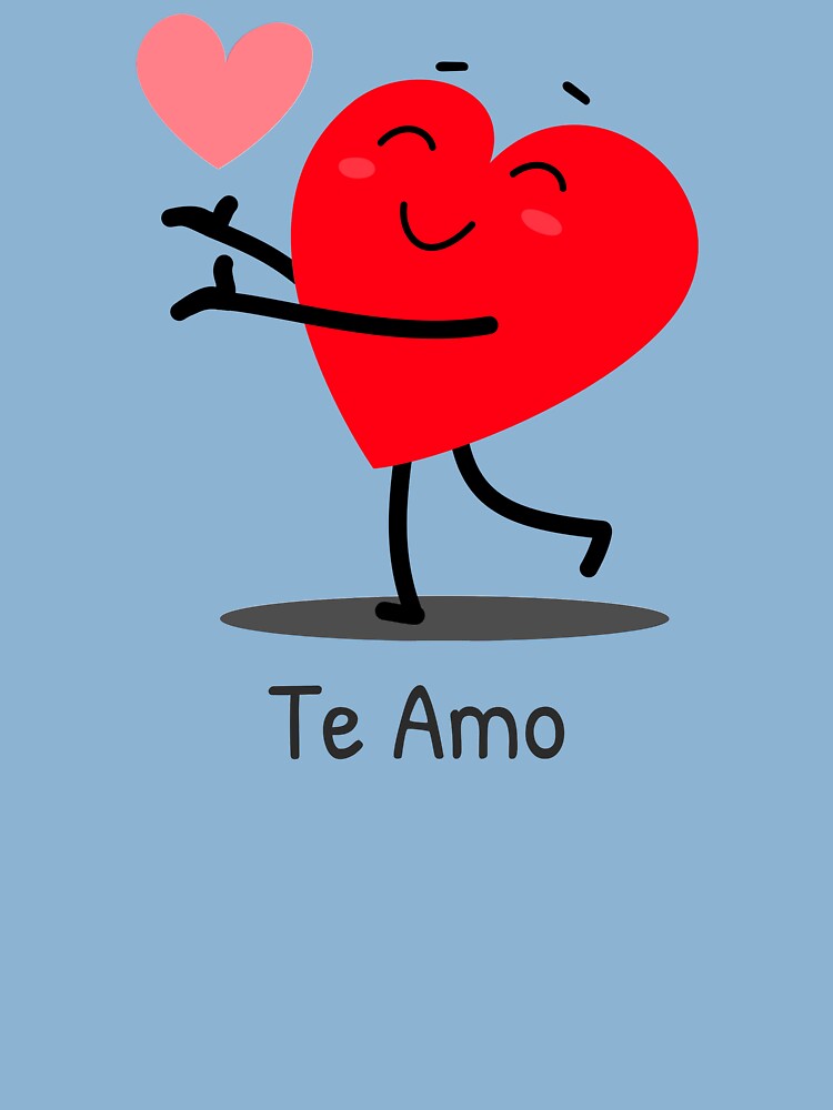 Te amo i love you valentines day hearts spanish anniversary birthday new baby cute kids t