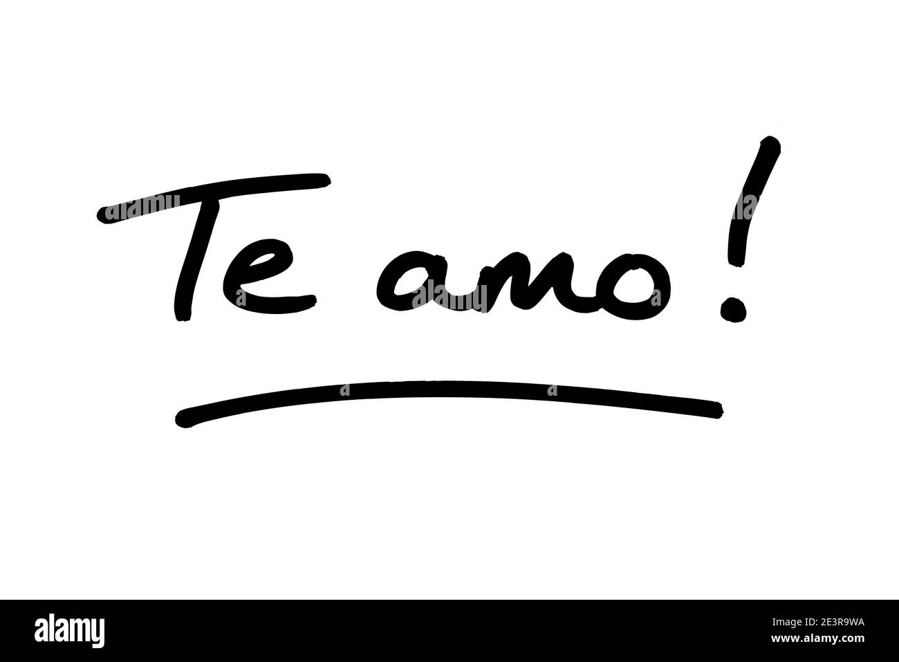 Te amo cut out stock images pictures
