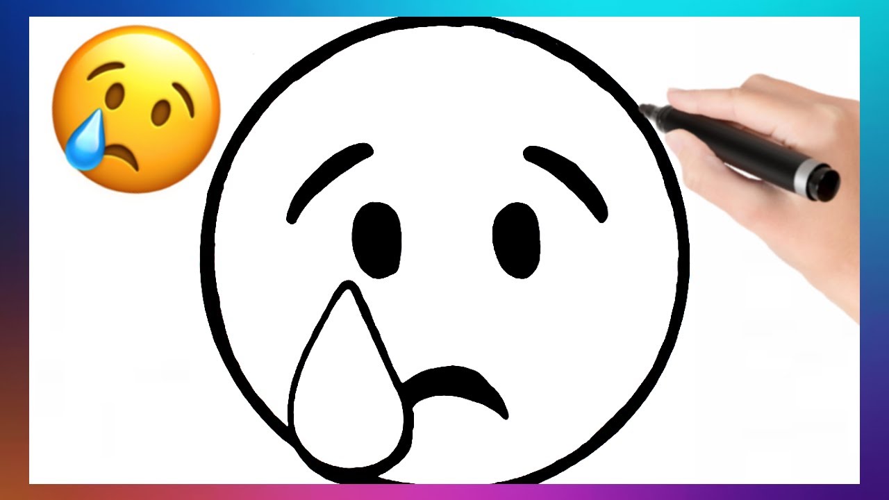 Coo dibujar paso a paso al eoji triste