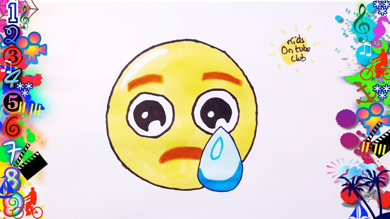 How to draw easy drawings for children emoji drawings easy drawing
