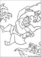 The emperors new groove coloring pages on coloring