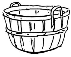 Apple basket coloring pages eas apple baskets coloring pages coloring pages for ks