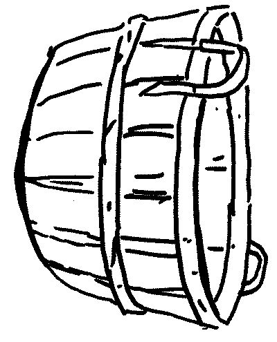 Apple basket coloring page