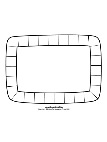 Board game template â black and white â tims printables