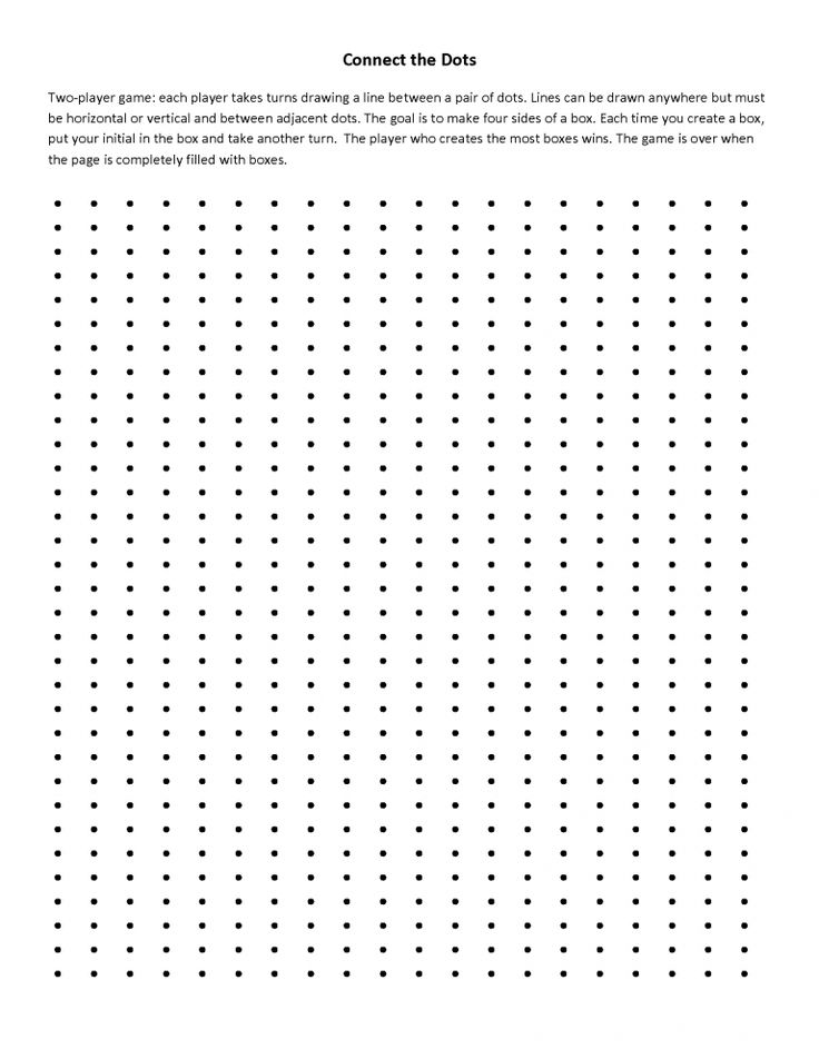 Printable board games