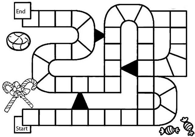 Candyland game board coloring page candyland games coloring pages candyland