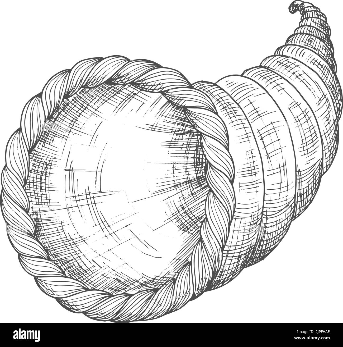 Cornucopia black and white stock photos images
