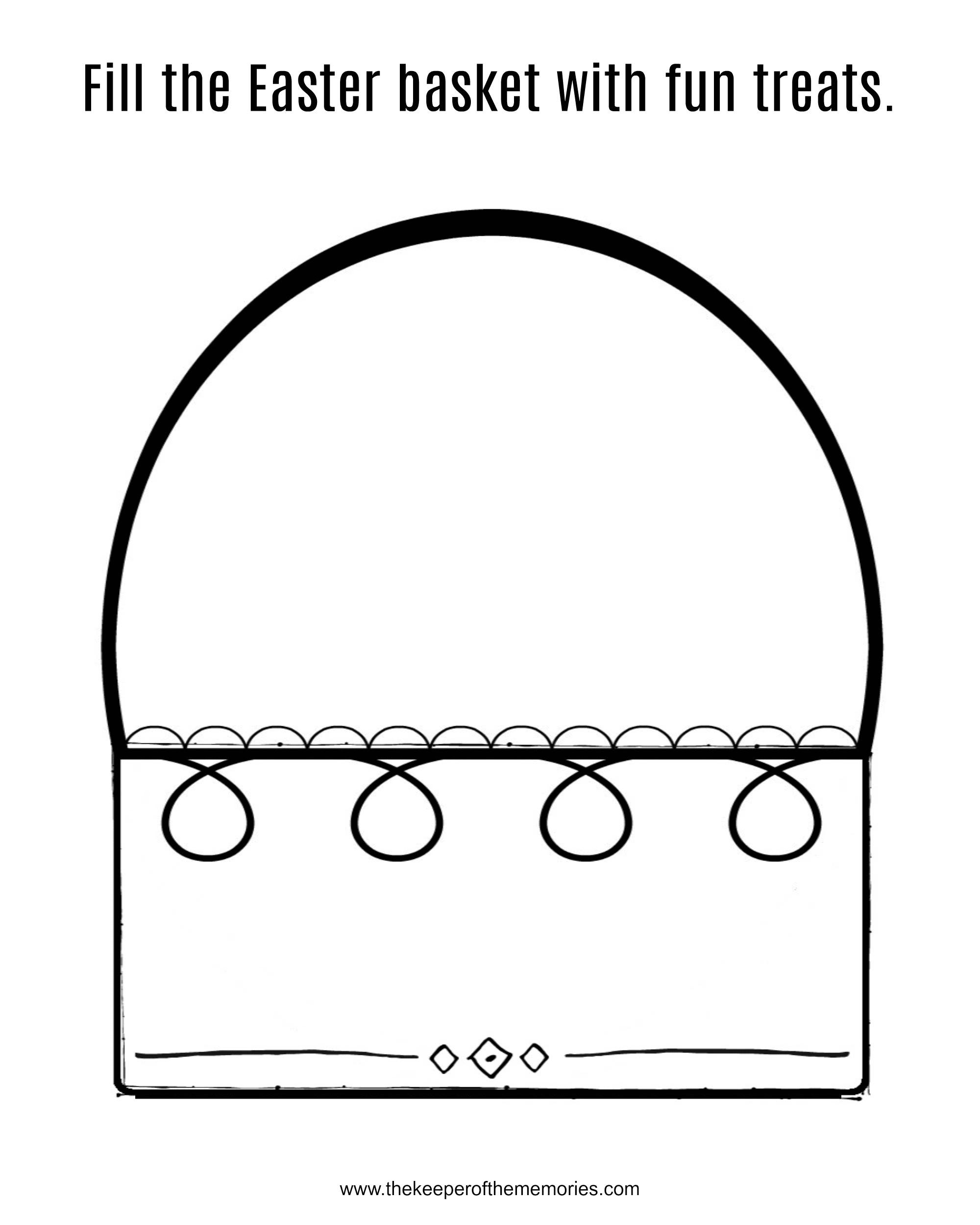Free printable easter coloring pages for preschoolers