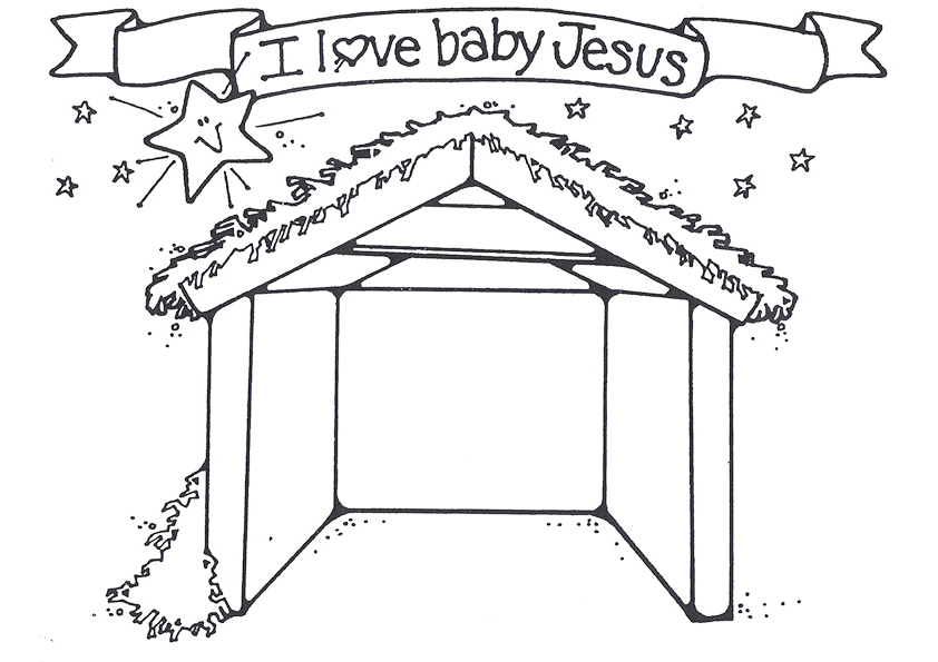 Free printable nativity coloring pages for kids