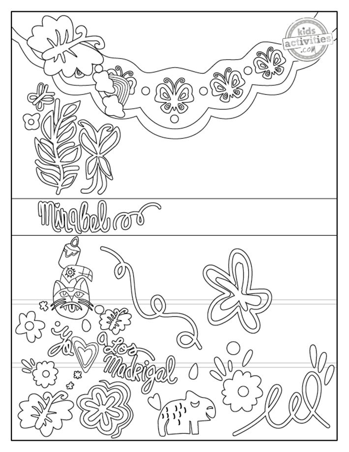 Encanto printable activities coloring pages coloring pages printable activities magic gift