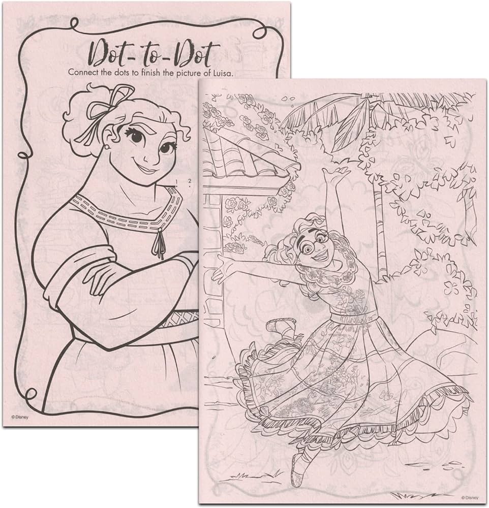 Disney encanto coloring book set for boys girls