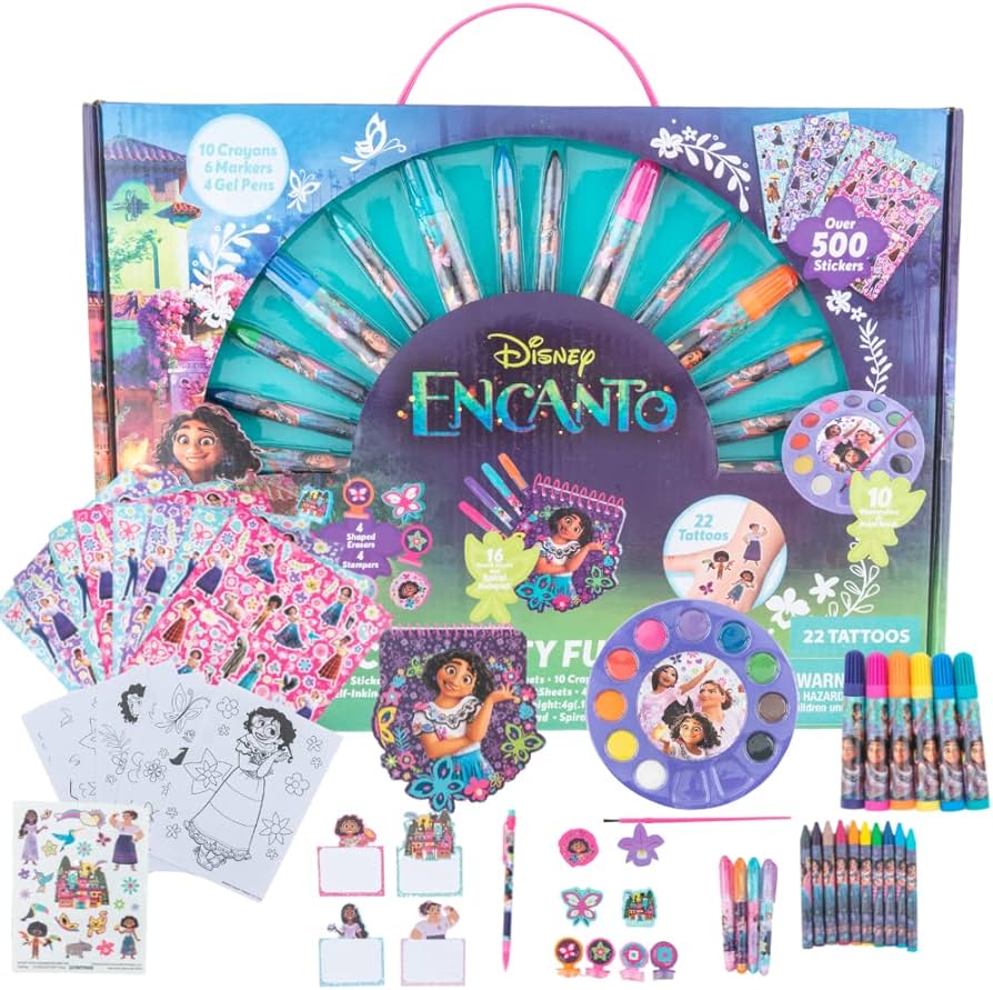 Innovative designs disney encanto creativity fun kids art set for coloring painting and crafts toys games