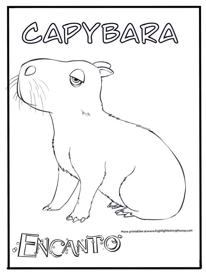 Free printable coloring sheets inspired by disneys encanto