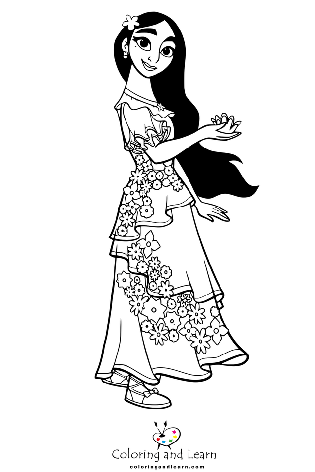 Encanto coloring pages rencanto