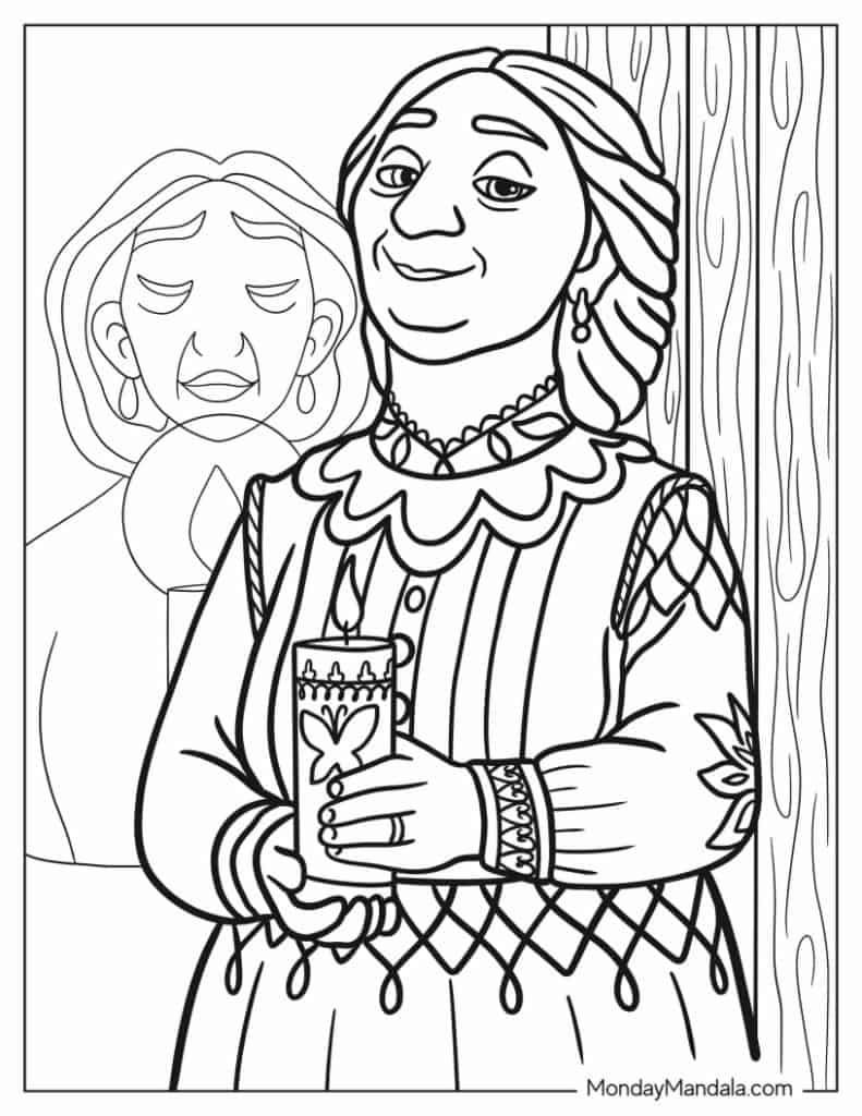 Encanto coloring pages free pdf printables