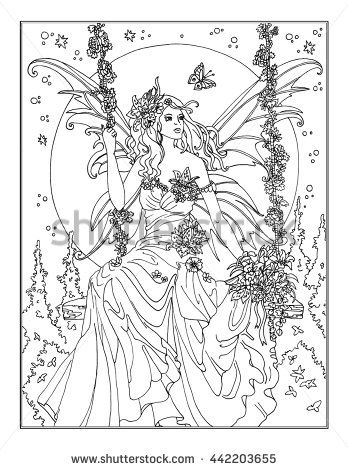 Colorg page the enchanted fairy fairy colorg pages fairy colorg colorg pages for grown ups