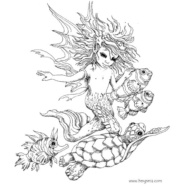 Enchanted designs fairy mermaid blog free fairy mermaid coloring pages by jody bergsma mermaid coloring mermaid coloring pages adult coloring pages