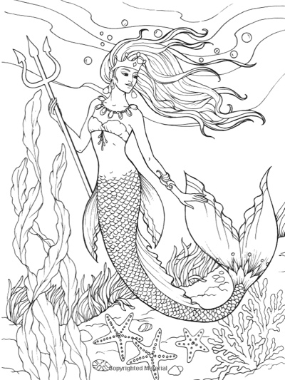 Best mermaid coloring pages coloring books