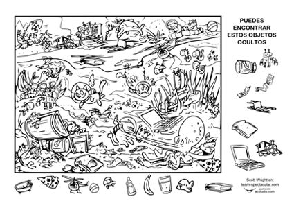 Objetos ocultas en el fondo del mar objetos condidos objetos ocultos encuentra los objetos ocultos