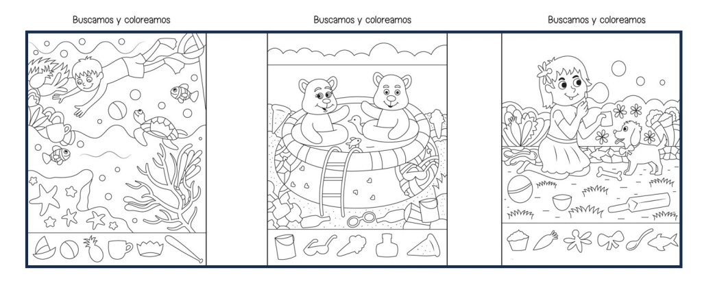 Excelentes laminas de atenciãn encontramos detalles ocultos â imagenes educativas