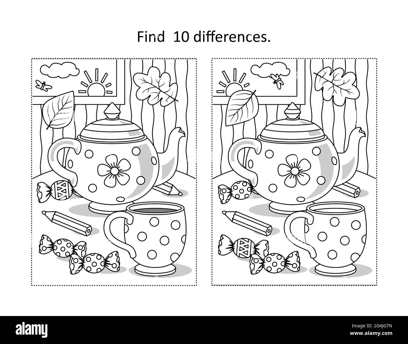 Find the difference black and white stock photos images