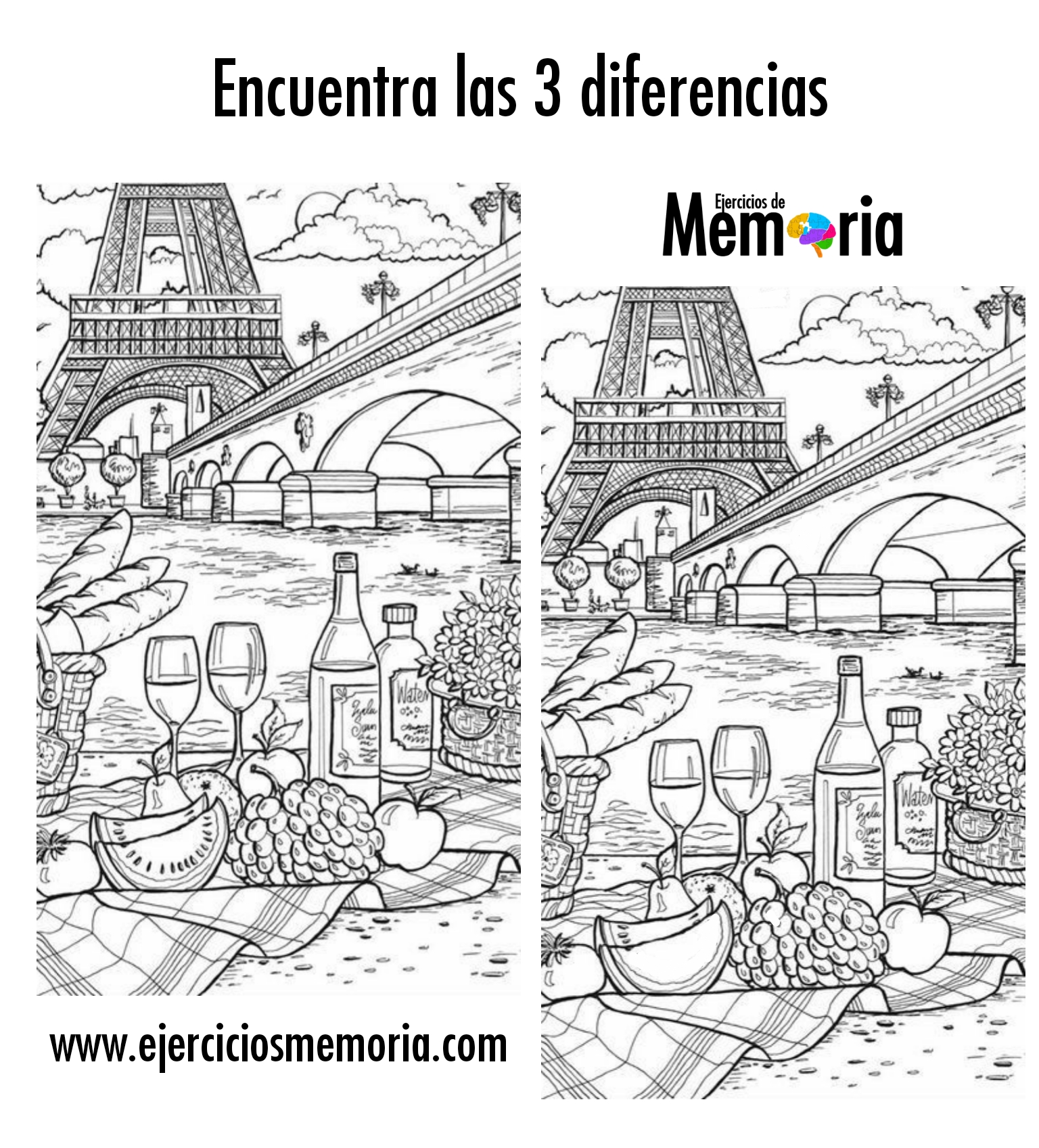 Ejercicio nº de tipo diferencias rutina