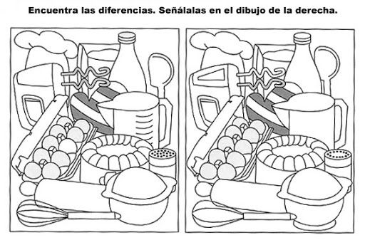 Fichas de encontrar diferencias para imprimir rãtsel fãr kinder fehlerbilder kinder