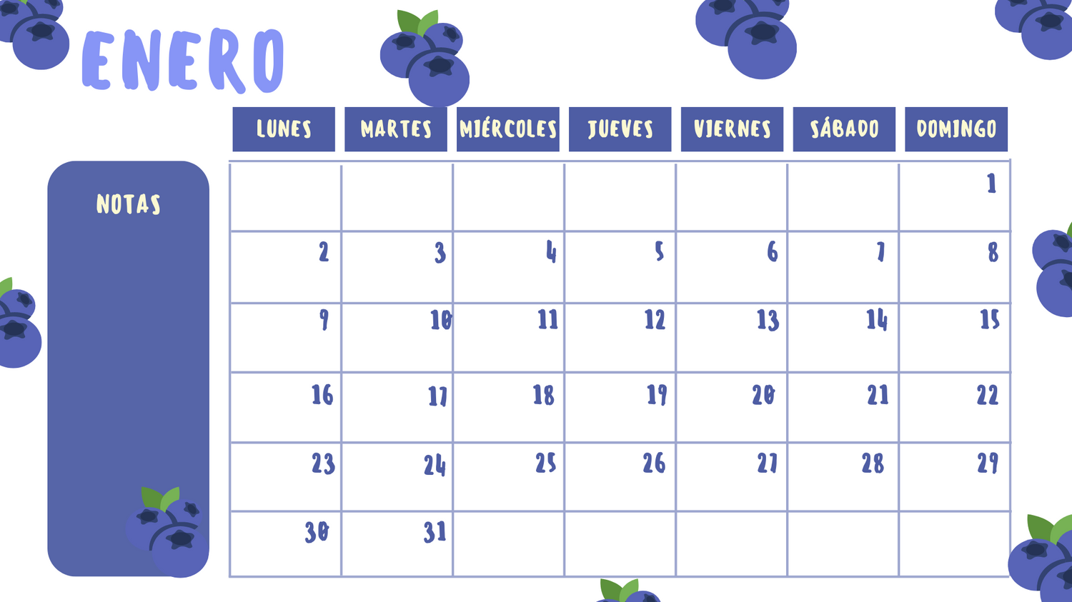 Calendario enero calendario para escribir calendario ideas de calendario