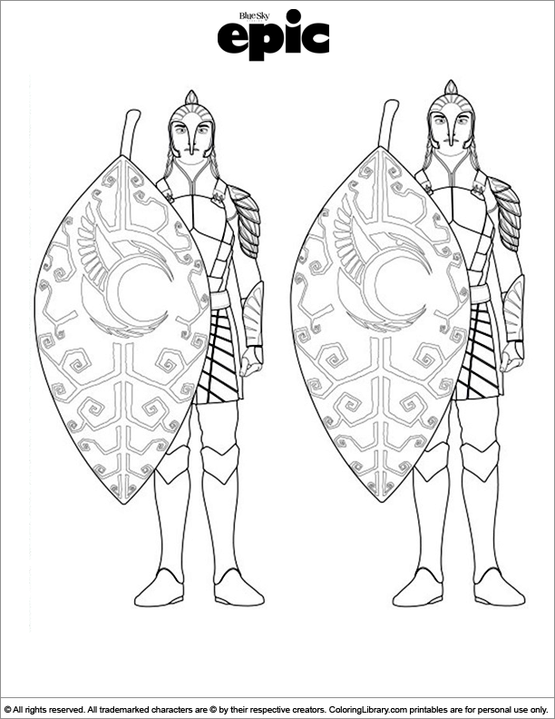 Free printable coloring page