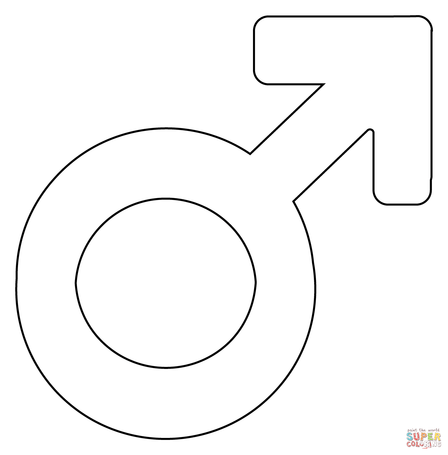 Male sign emoji coloring page free printable coloring pages