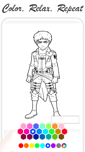 Eren yeager coloring book aot