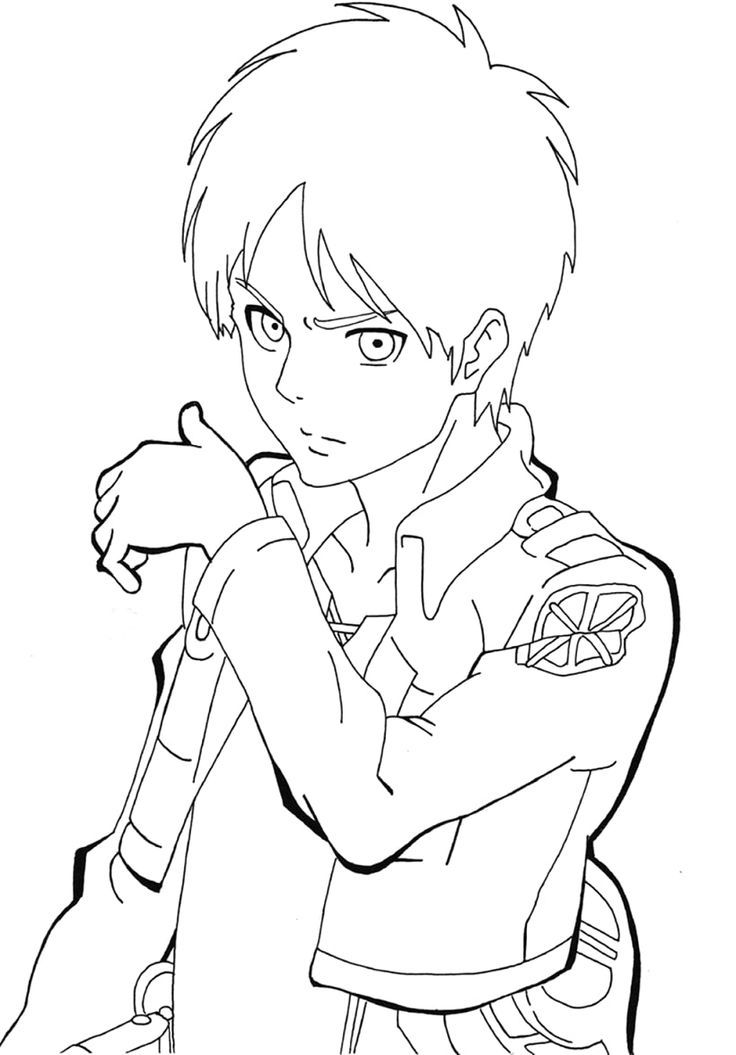Eren yeager coloring pages chibi coloring pages naruto sketch drawing