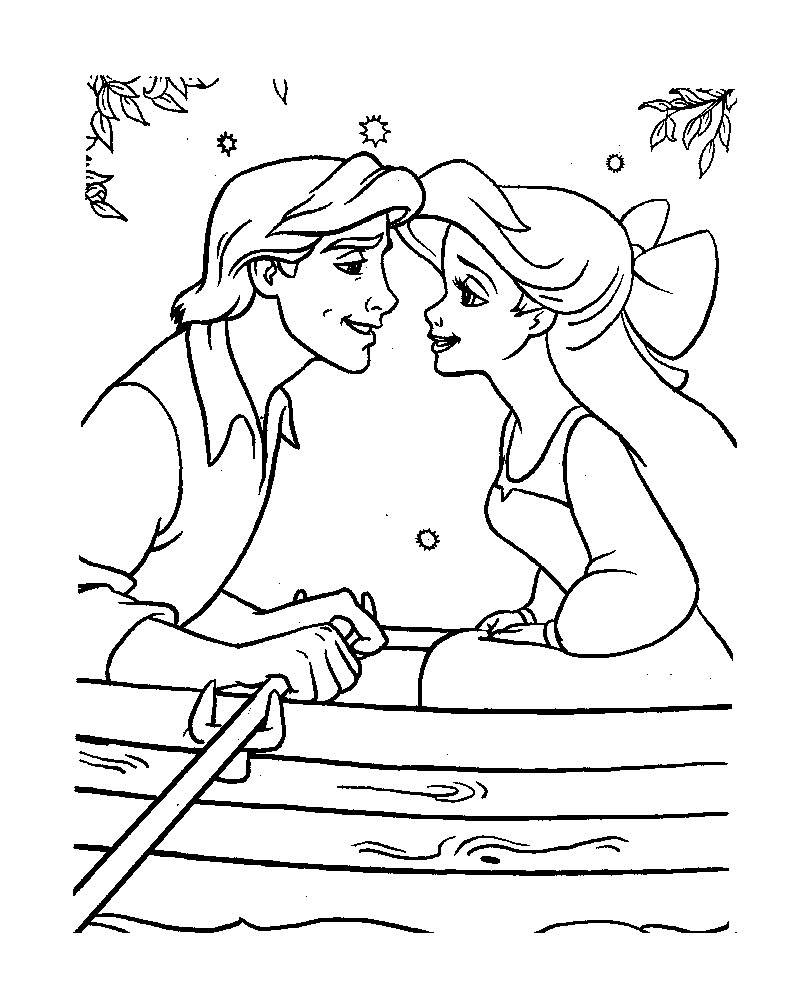 Eric ariel romantic scene