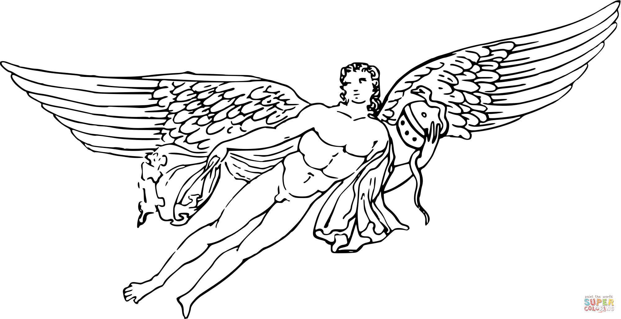 Eros coloring page free printable coloring pages